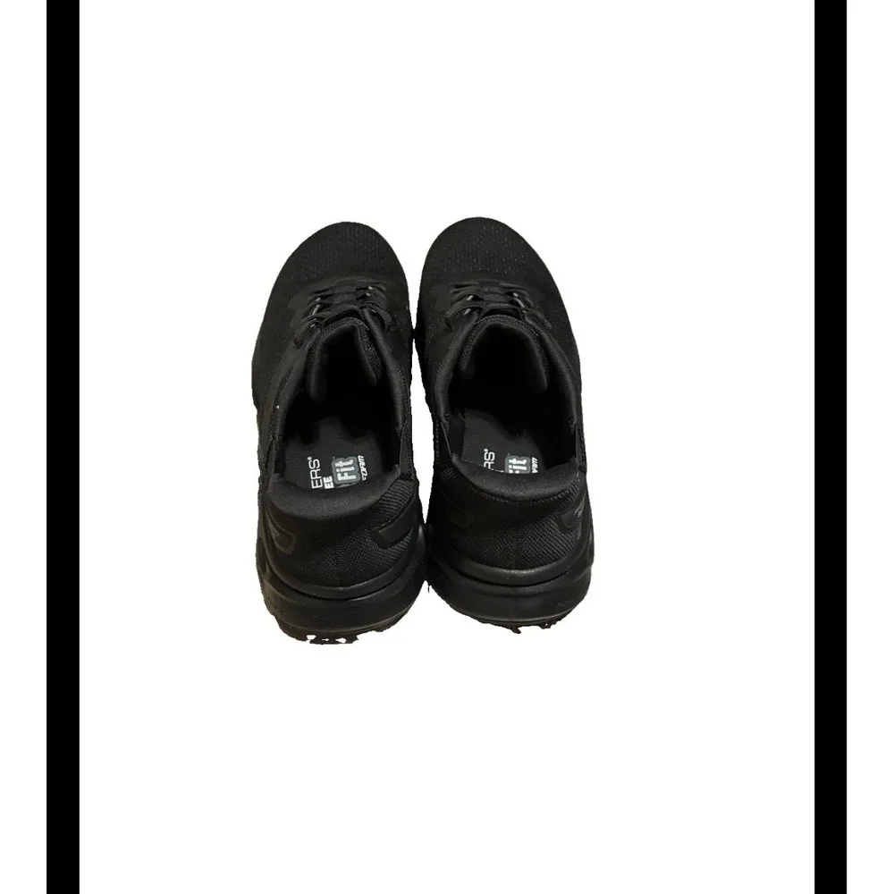 Skechers Hands Free Slip-ins Glide-Step Swift Fit Black Mens Sneakers Size 12